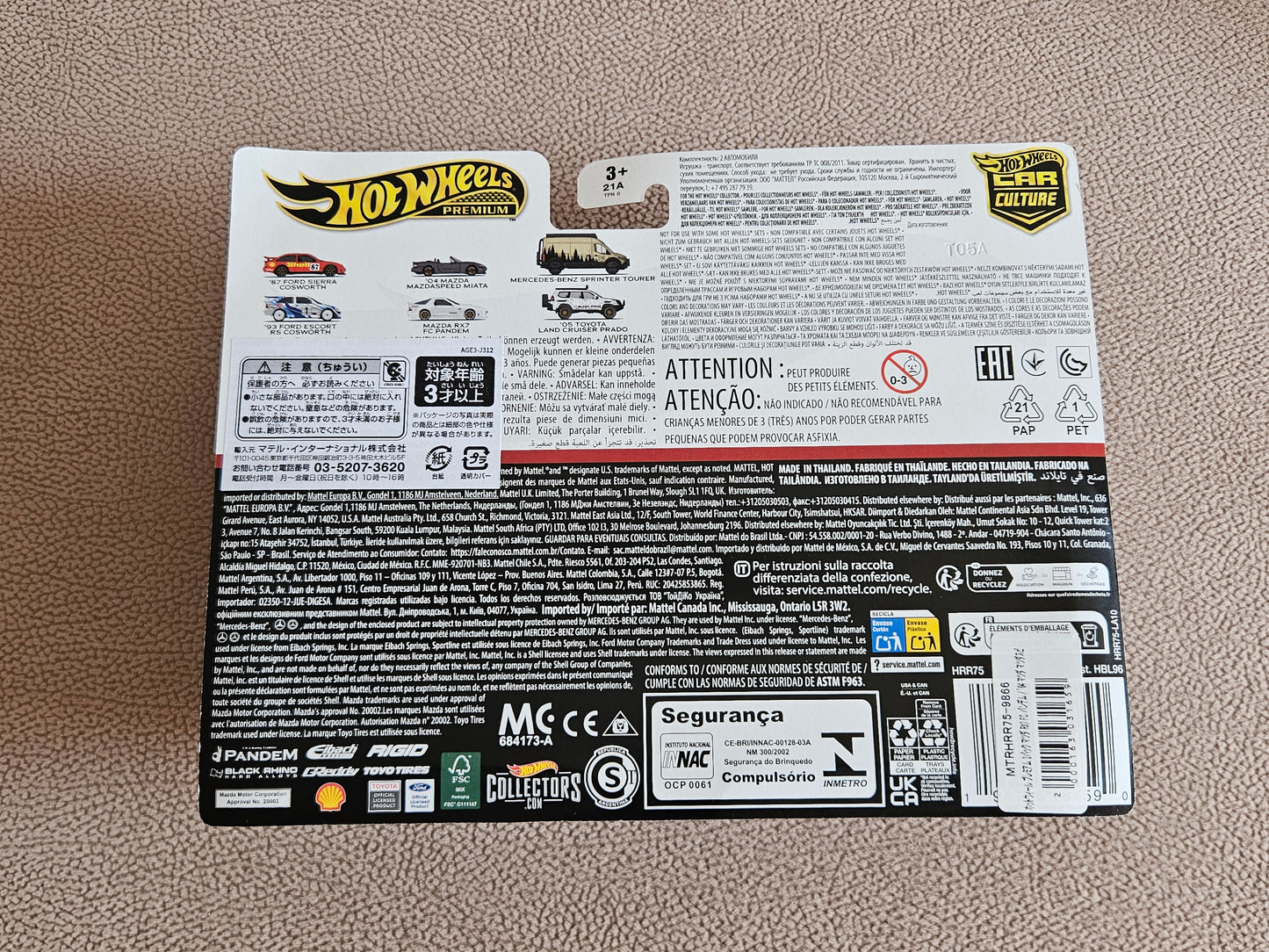 Hot Wheels Premium Twin Pack '05 Mazda Mazdaspeed Miata & Mazda RX7 FC Pandem