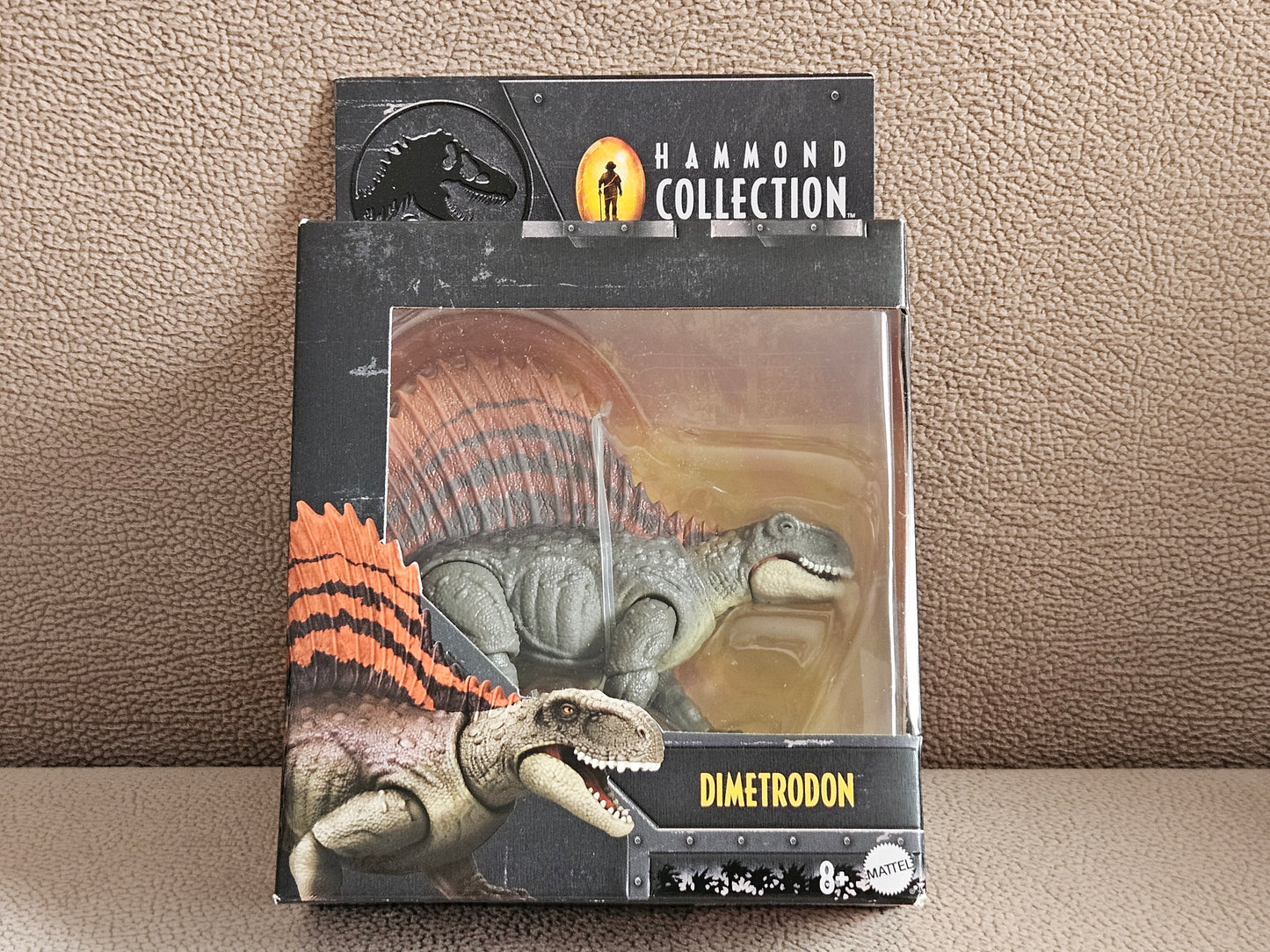 Mattel Jurassic World Hammond Collection Dimetrodon & Delta Velociraptor