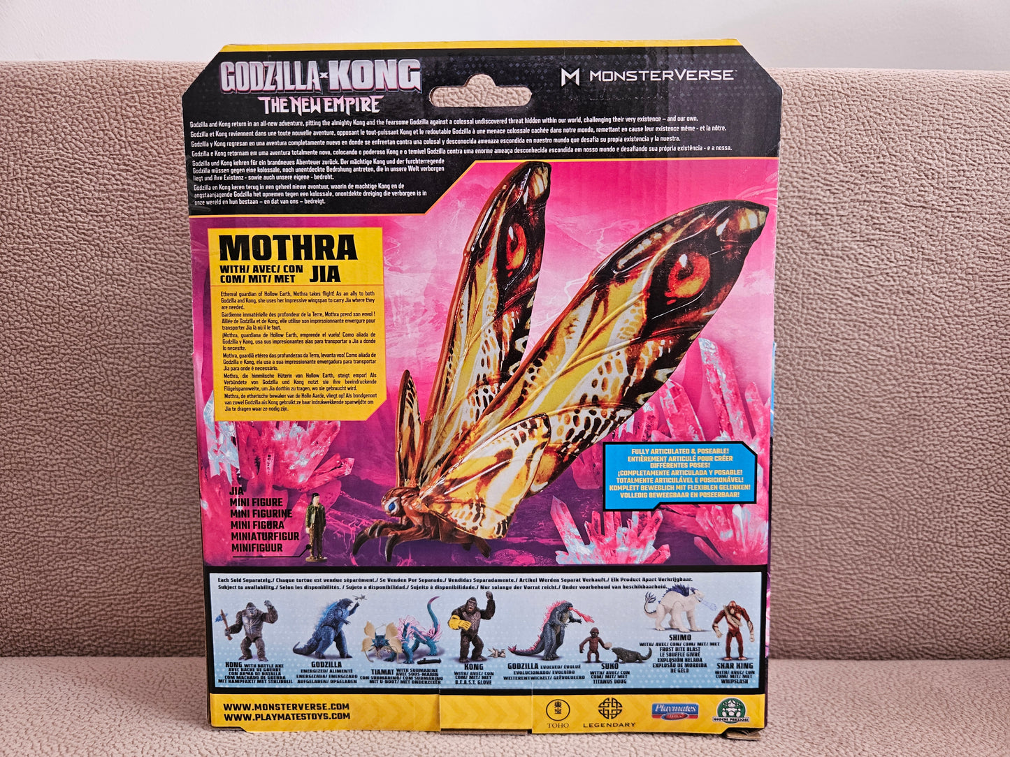 Godzilla x Kong The New Empire Mothra Figure with Mini Jia