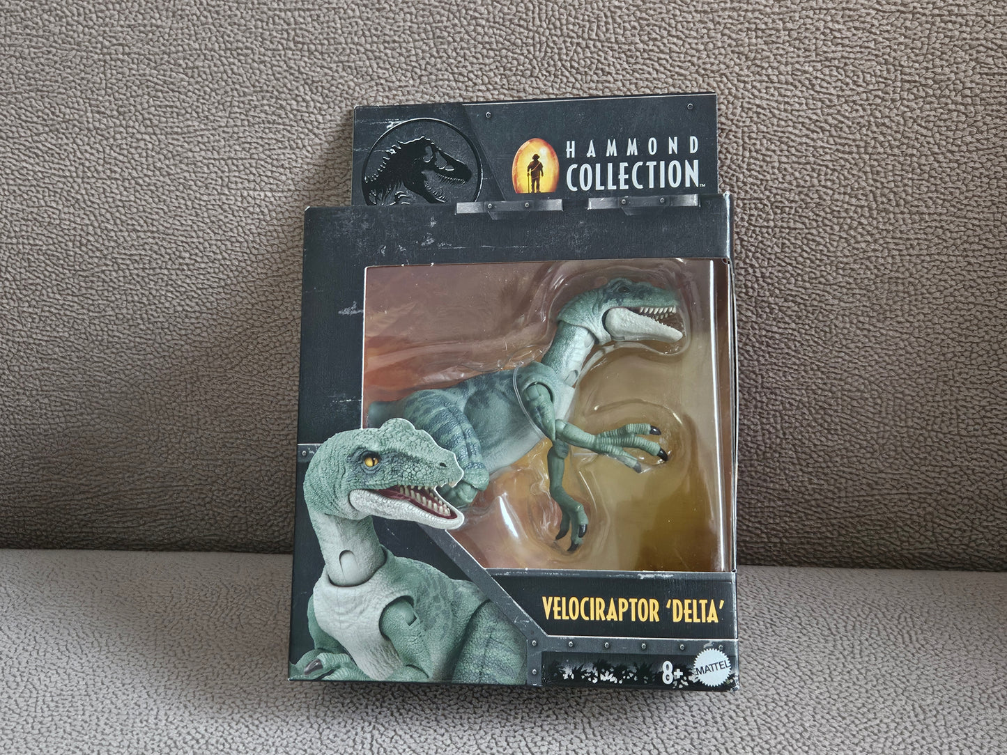 Mattel Jurassic World Hammond Collection Dimetrodon & Delta Velociraptor