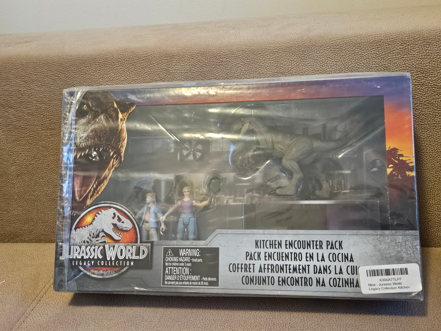 Jurassic World Legacy Collection Kitchen Encounter Tim Lex & Raptor