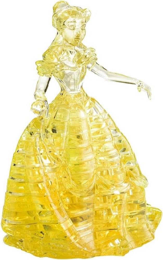 Hanayama 3D Jigsaw Puzzle - 49 Pieces Crystal Gallery Belle (Beauty and the Beast)