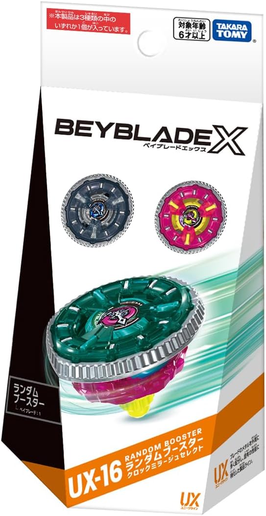 Takara Tomy Beyblade X UX-16 Random Booster Clock Mirage Select