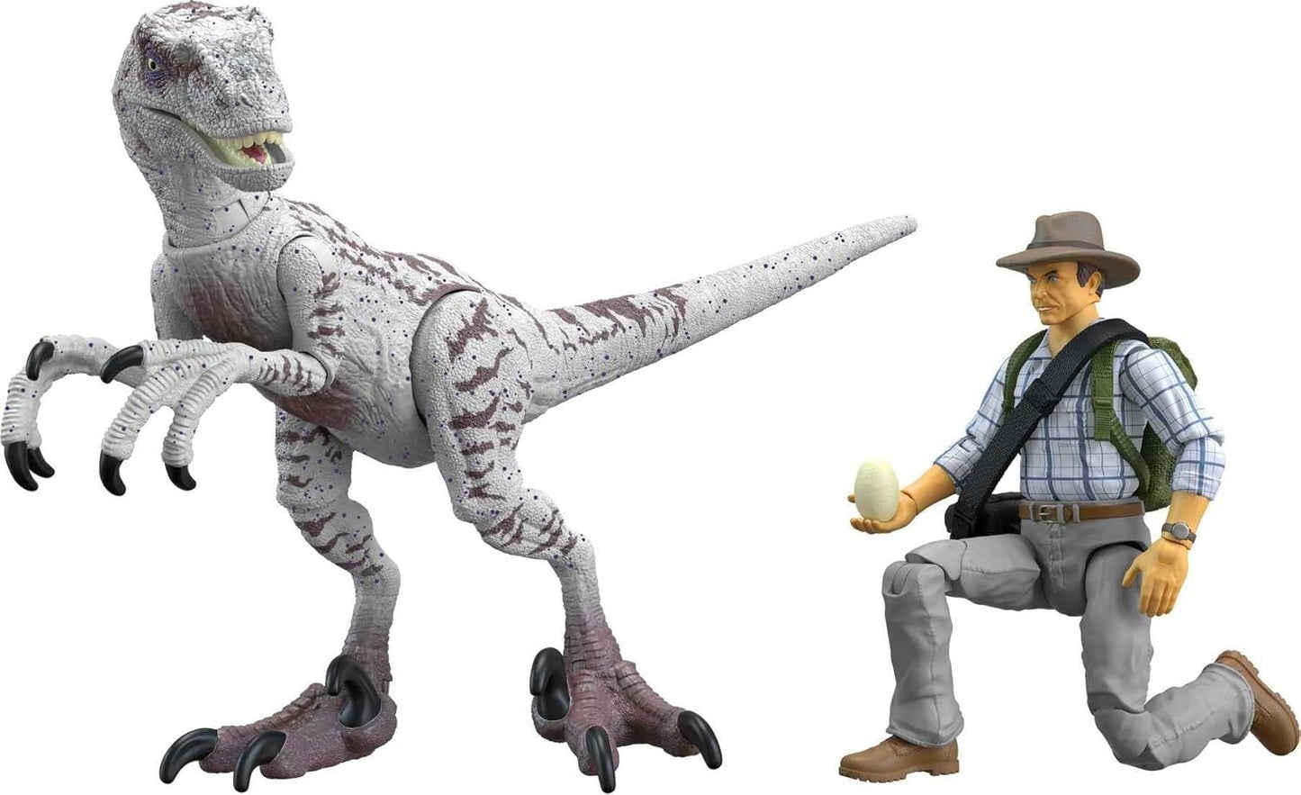 Jurassic Park III Hammond Collection Dr. Alan Grant & Velociraptor 2-Pack