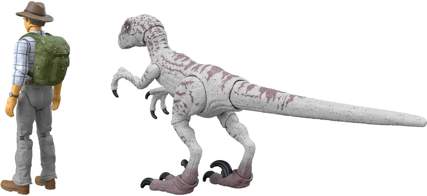 Jurassic Park III Hammond Collection Dr. Alan Grant & Velociraptor 2-Pack