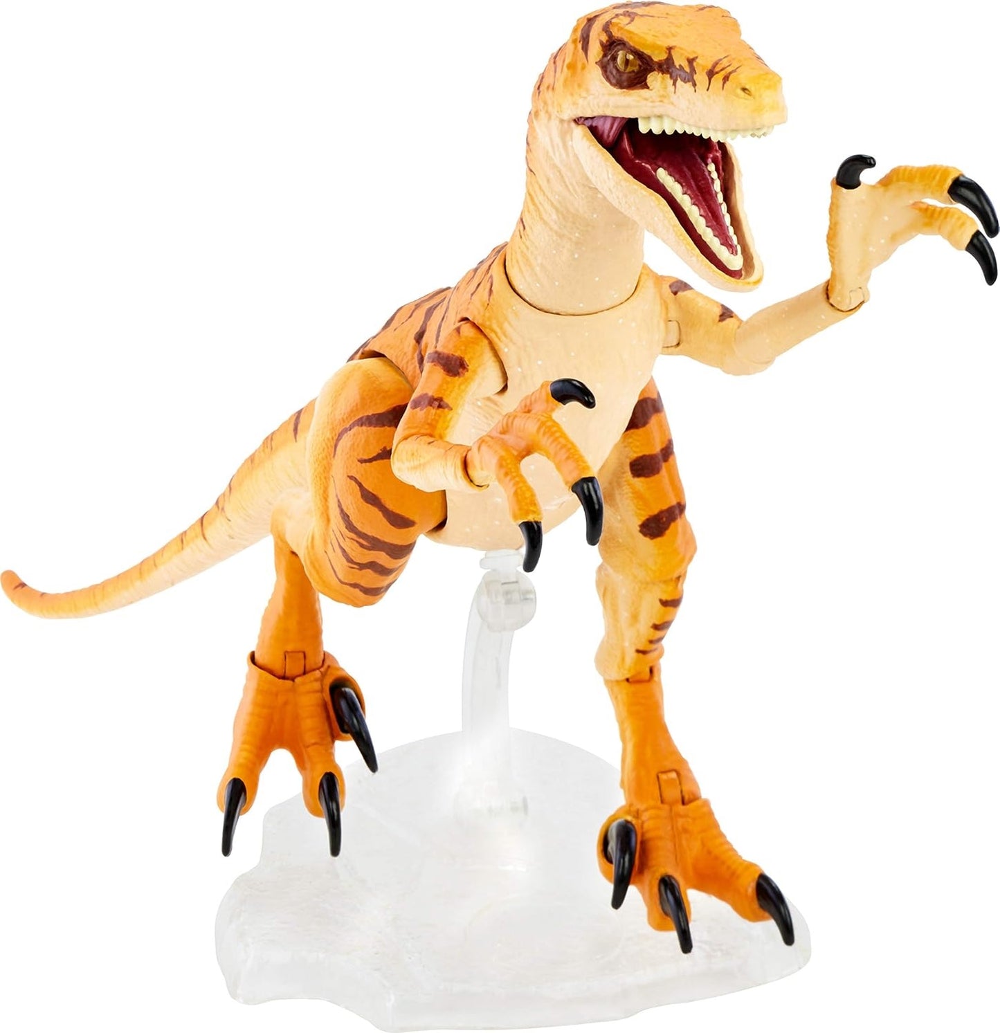 Mattel Jurassic World Toys Amber Collection Tiger Velociraptor