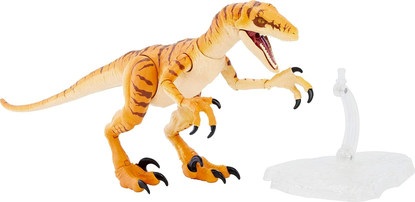 Mattel Jurassic World Toys Amber Collection Tiger Velociraptor