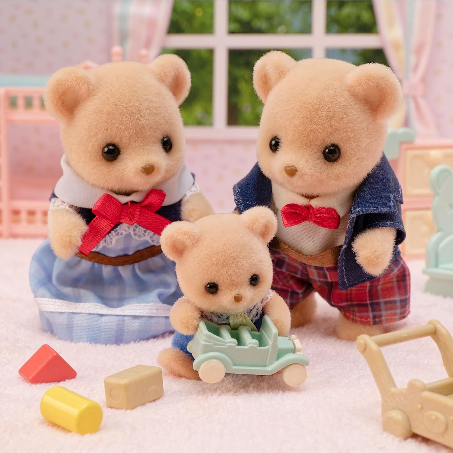 Sylvanian Families Biscuit Bear Family FS-59