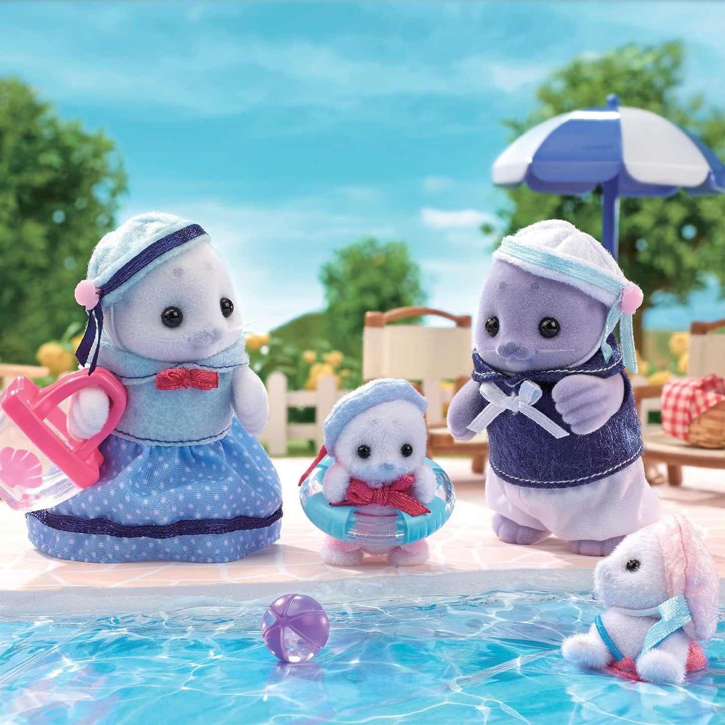 Sylvanian Families Seal Family FS-51 Set Calico Critter