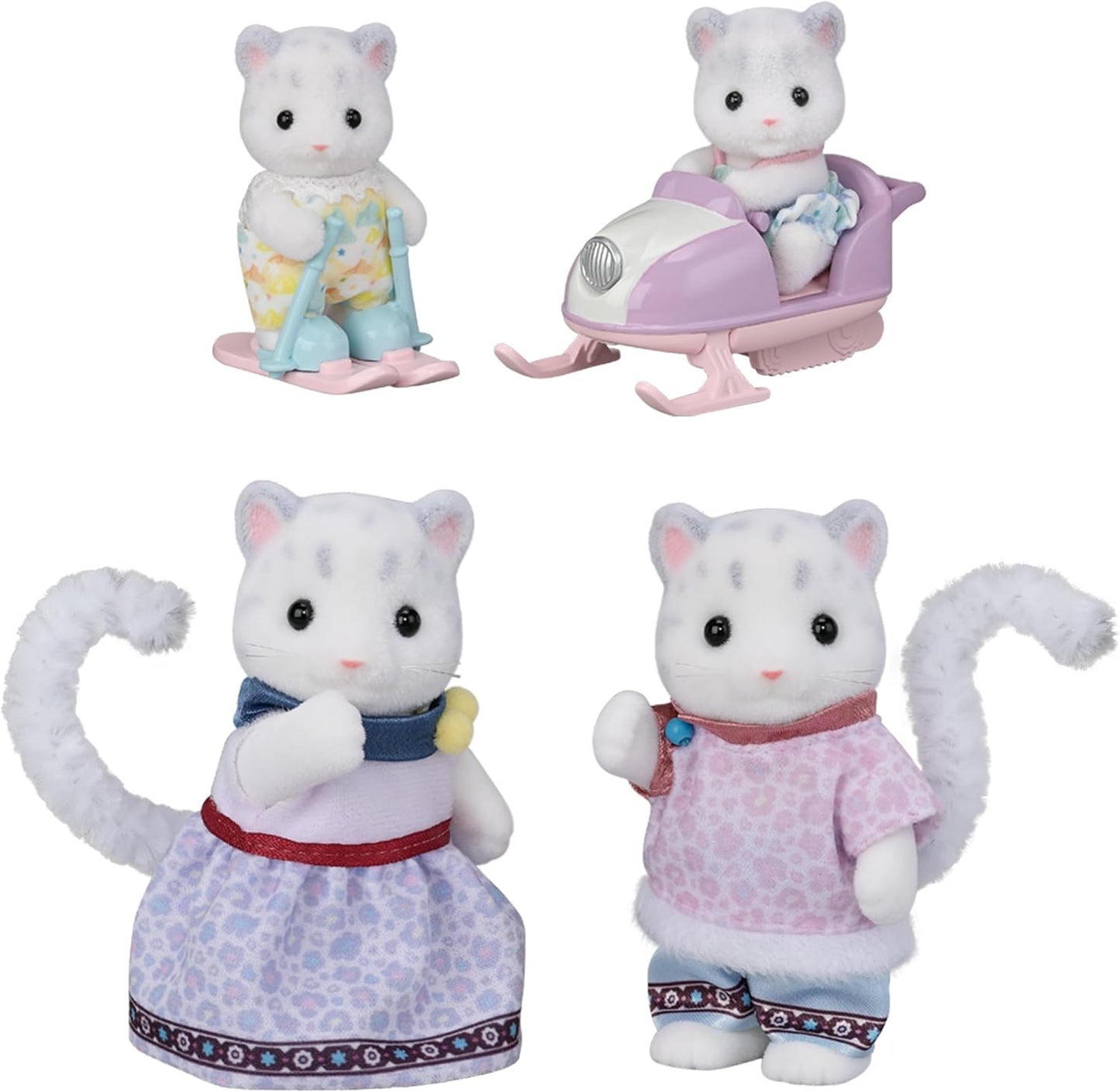 Sylvanian Families Snow Leopard Family FS-55