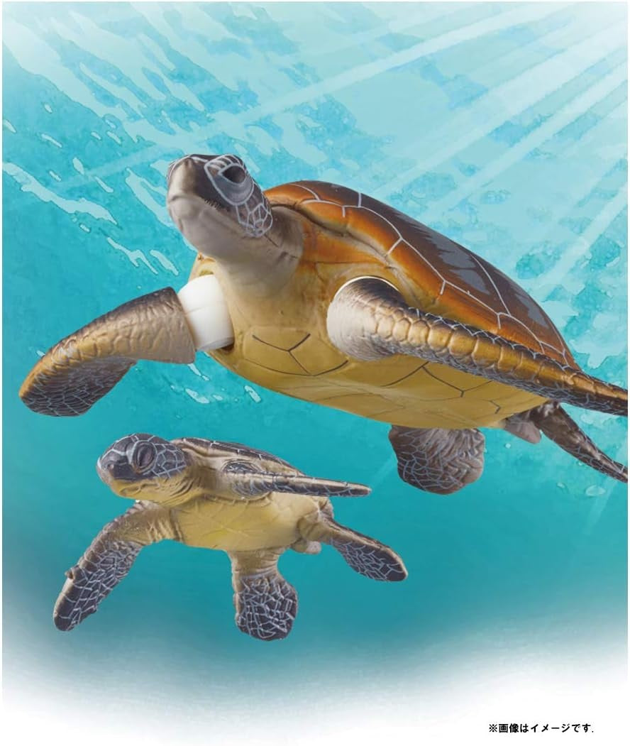 Takara Tomy Ania Animal AS-20 Green Sea Turtle (Floating Ver.)