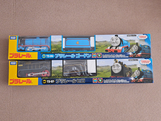 Takara Tomy Plarail TS-04 Gordon & TS-07 Hiro - Thomas & Friends