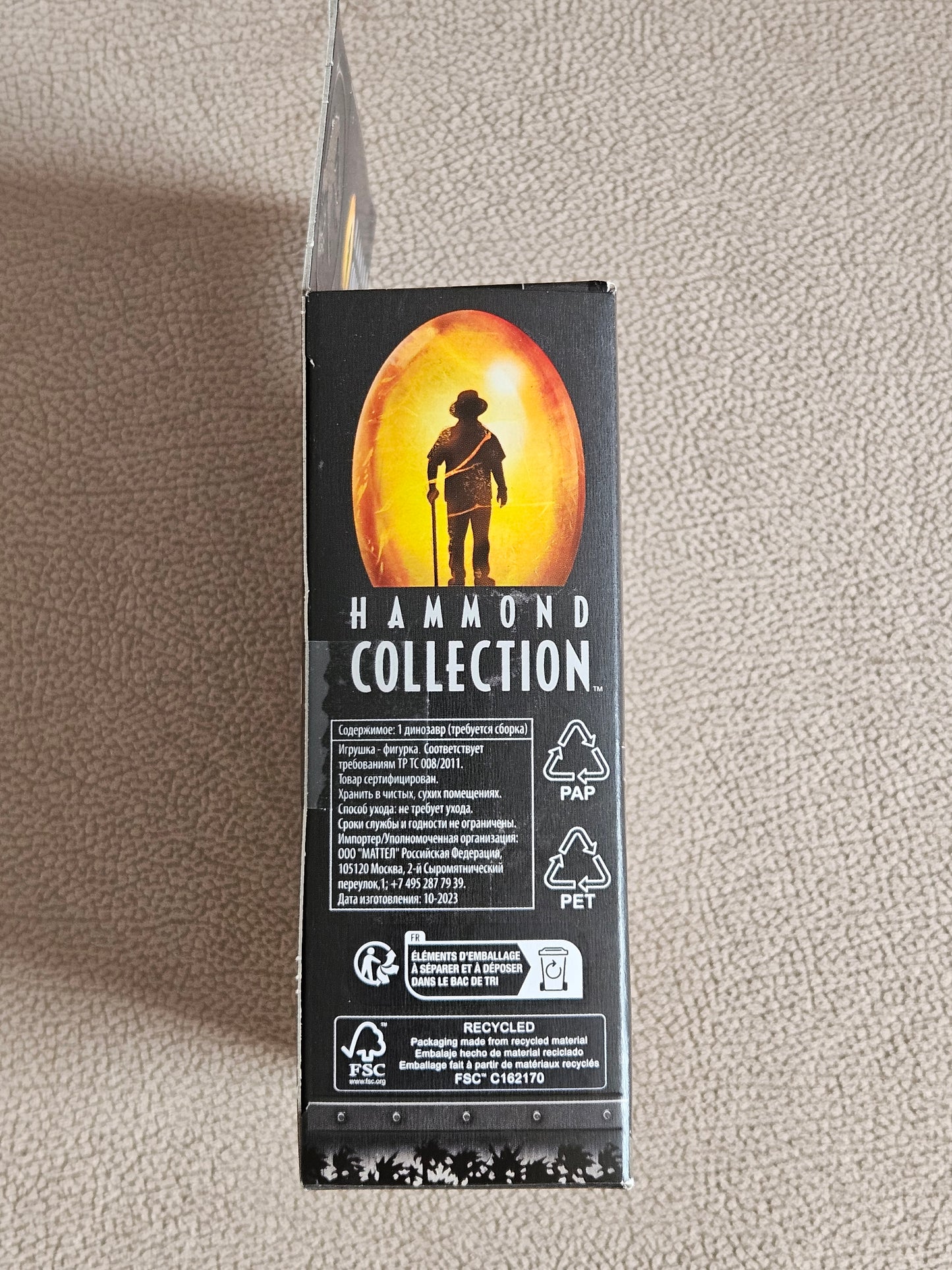 Mattel Jurassic World Hammond Collection Velociraptor Blue Dinosaur