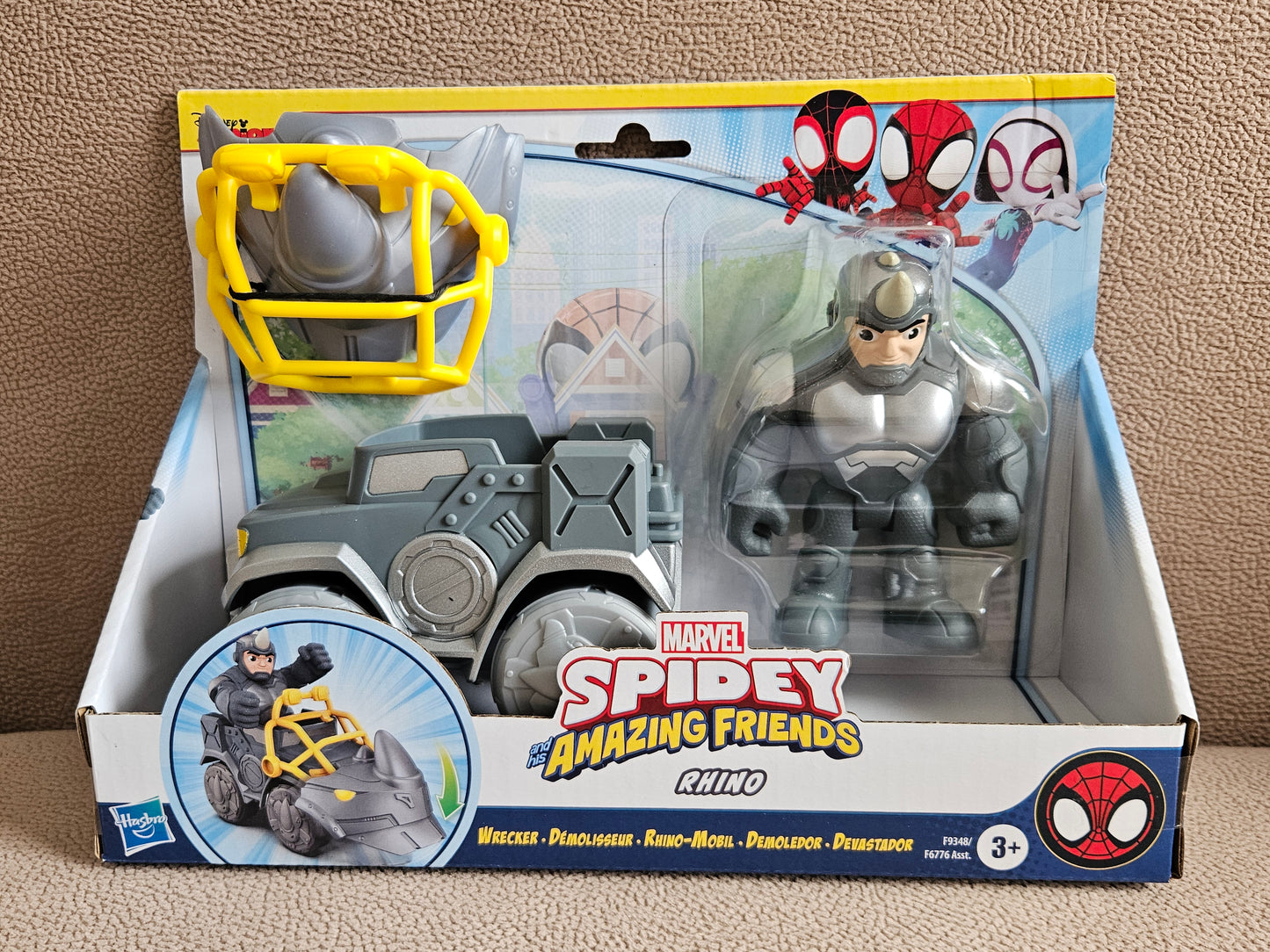 Marvel Spidey and His Amazing Friends Rhino Wrecker Toy Set