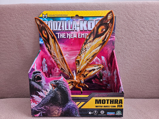 Godzilla x Kong The New Empire Mothra Figure with Mini Jia