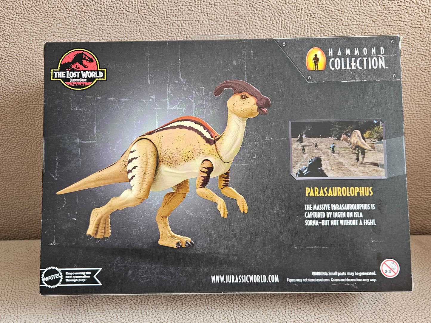 Mattel Jurassic World Toys The Lost World Hammond Collection Parasaurolophus