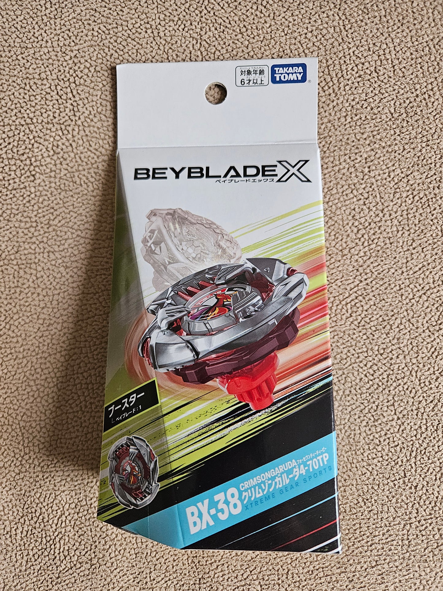 Takara Tomy Beyblade X BX-38 Crimson Garuda 4-70TP