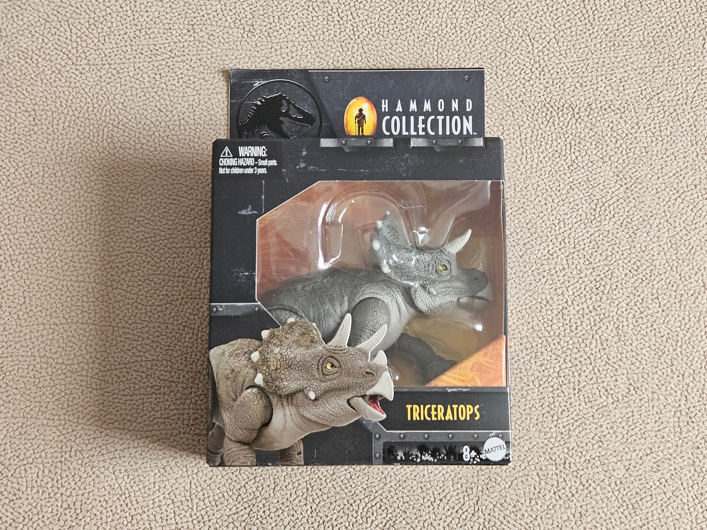 Mattel Jurassic World Hammond Collection Juvenile Triceratops