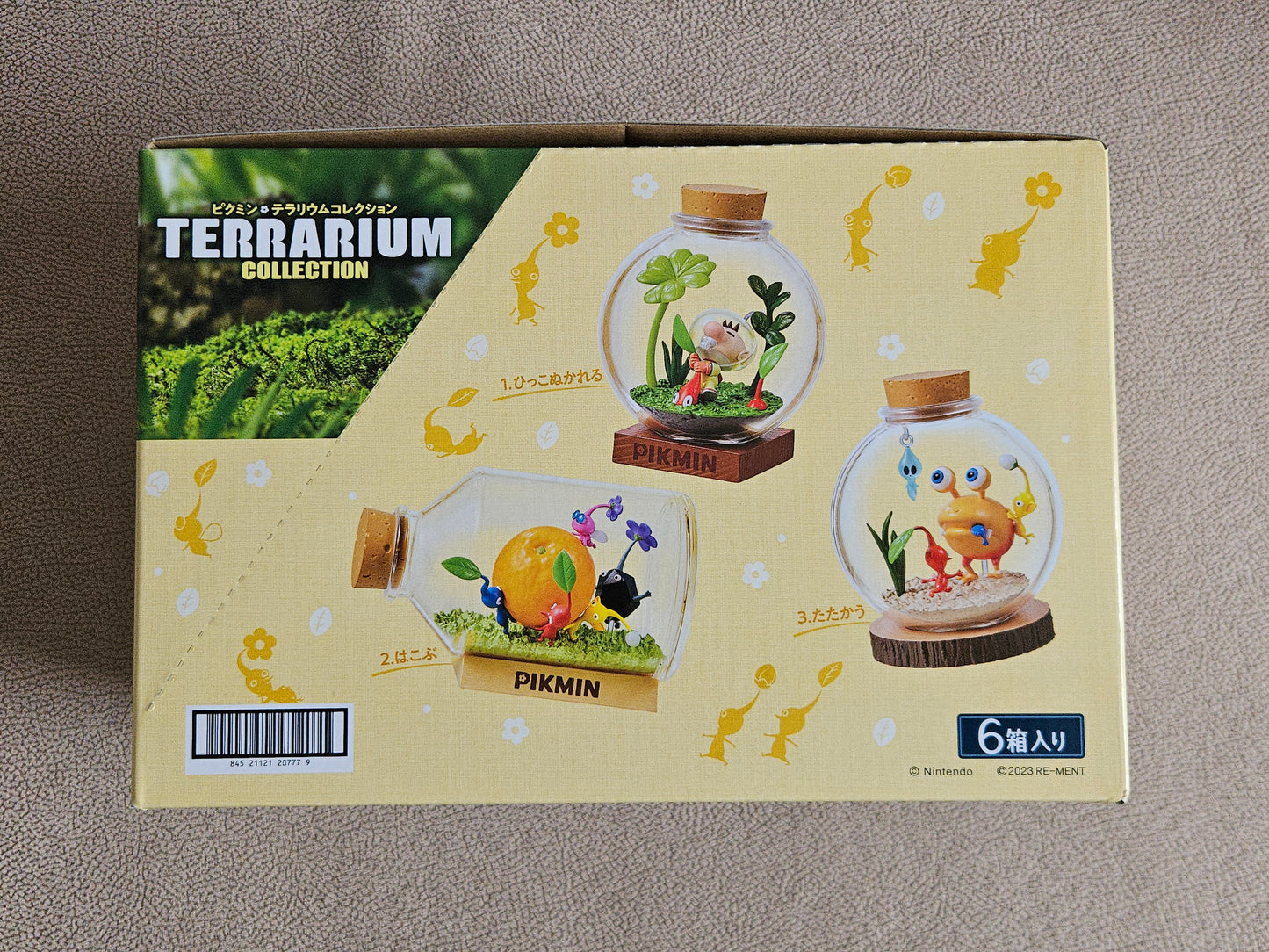 Re-Ment Pikmin Terrarium Collection Box Figure 6 types Complete Set