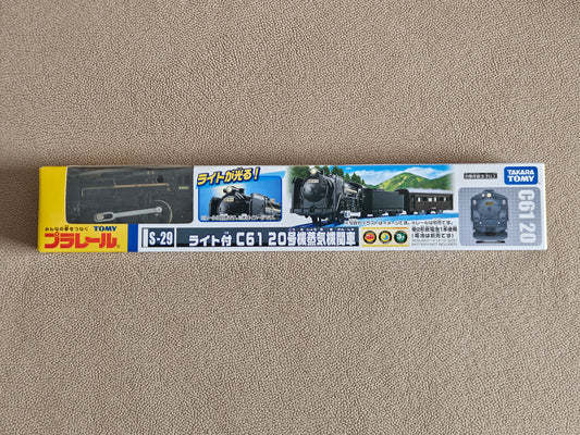 Takara Tomy Plarail Toy S-29 Lighted C61 No. 20 Steam Locomotive