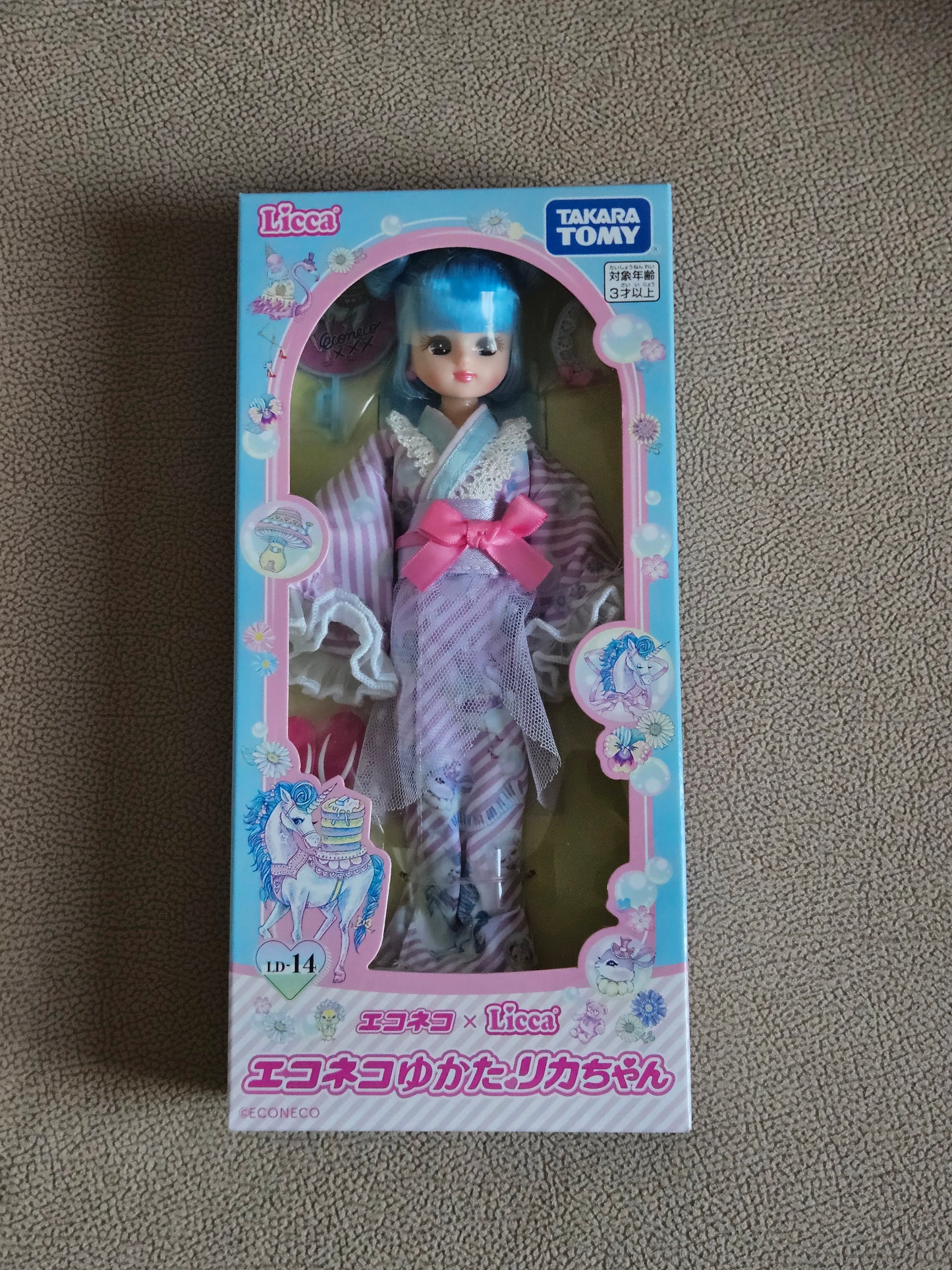 Takara Tomy Licca LD-14 Eco Neko Yukata