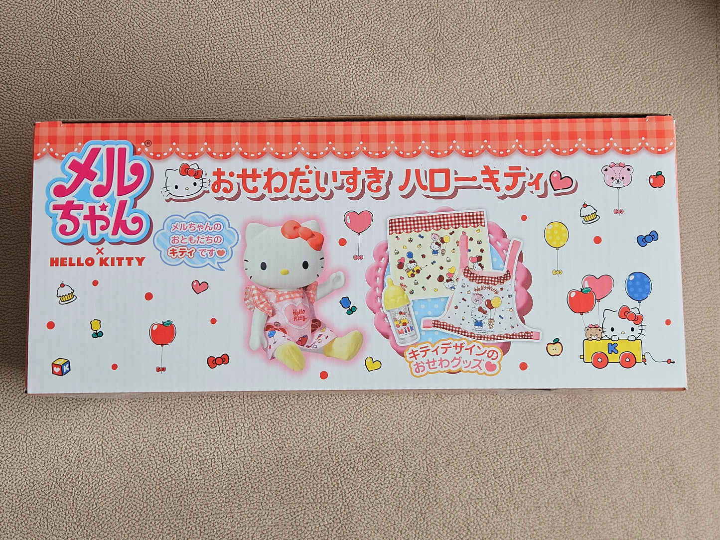 Hello Kitty Mel-Chan Doll Set I Love Taking Care Of You