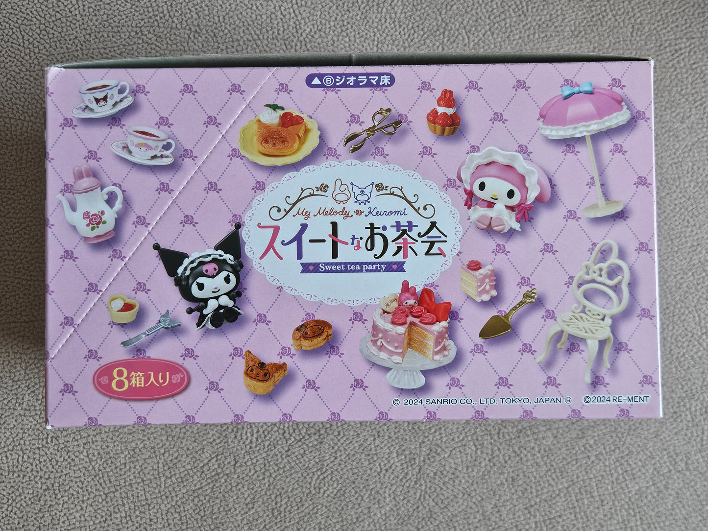 Re-Ment Sanrio My Melody Kuromi Sweet Tea Party (Full sets of 8)