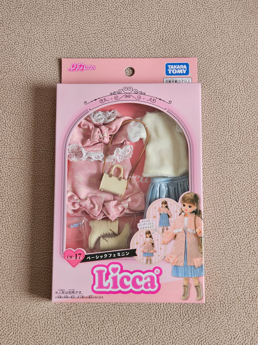 Takara Tomy Licca-chan Dress LW-17 Basic Feminine Outfit Only