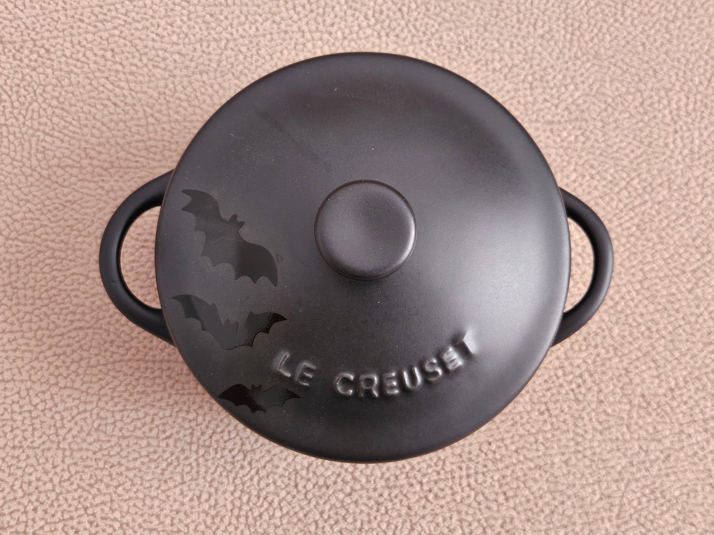 Le Creuset Stoneware Halloween Bat Casserole 250ml - Satin Black - Brand New