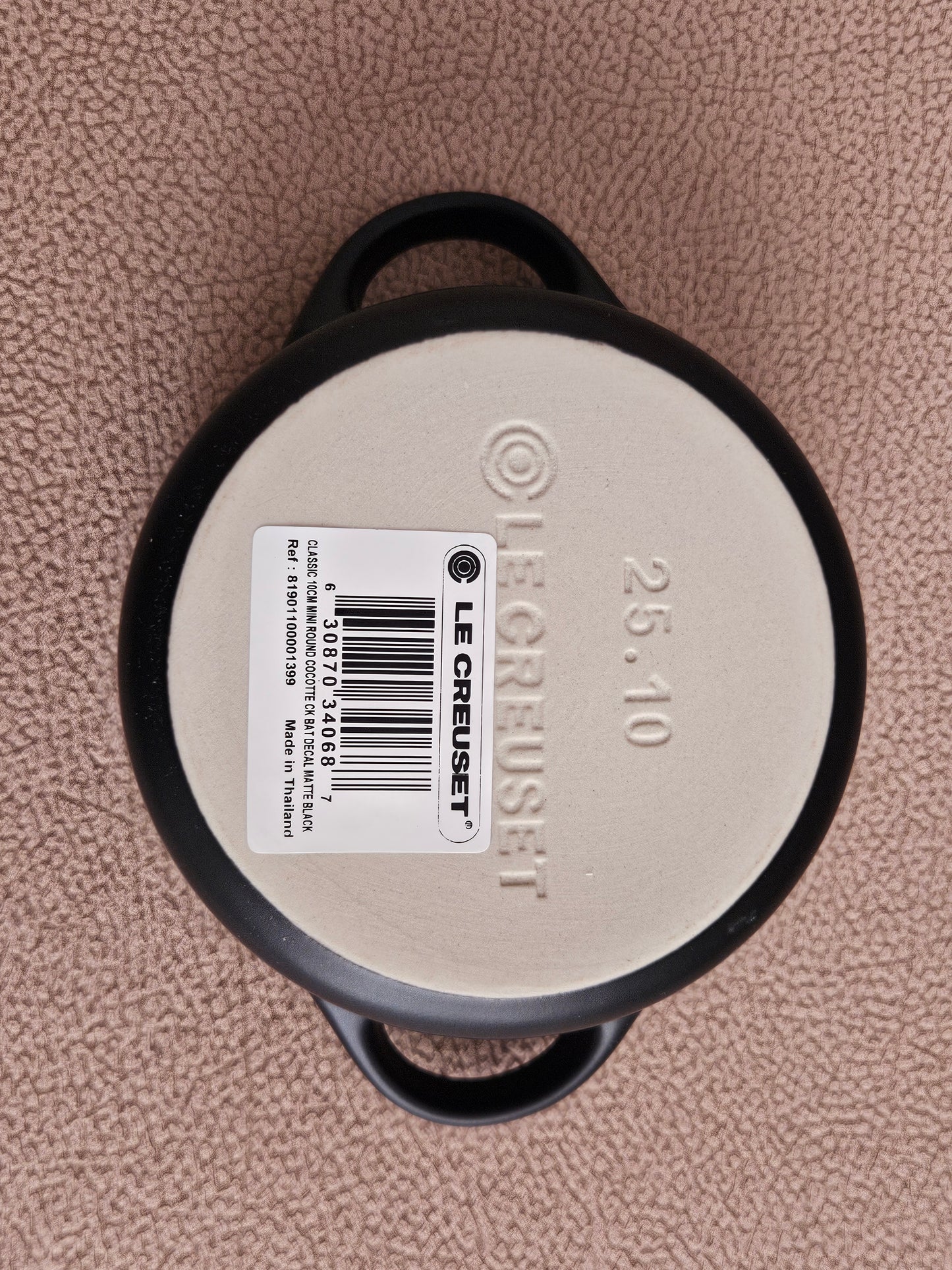 Le Creuset Stoneware Halloween Bat Casserole 250ml - Satin Black - Brand New