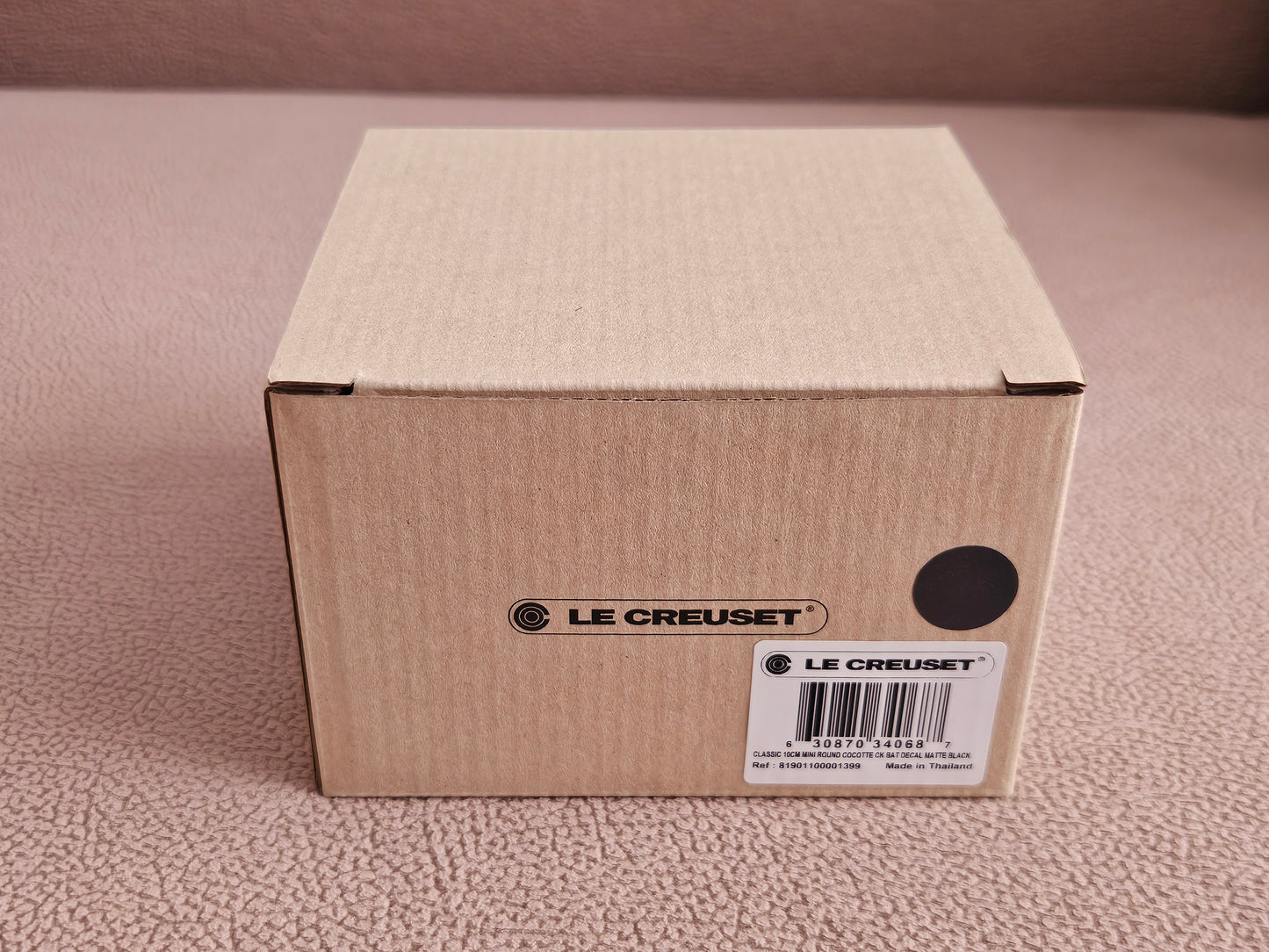 Le Creuset Stoneware Halloween Bat Casserole 250ml - Satin Black - Brand New