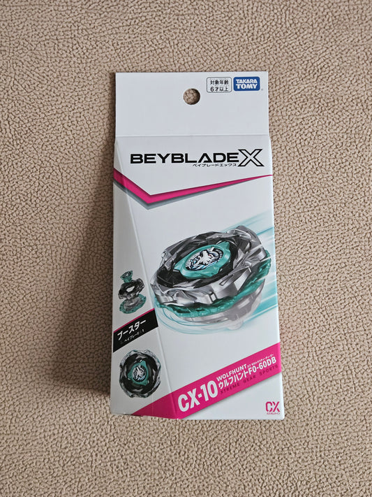 Takara Tomy Beyblade X CX-10 Booster Wolf Hunt F0-60DB