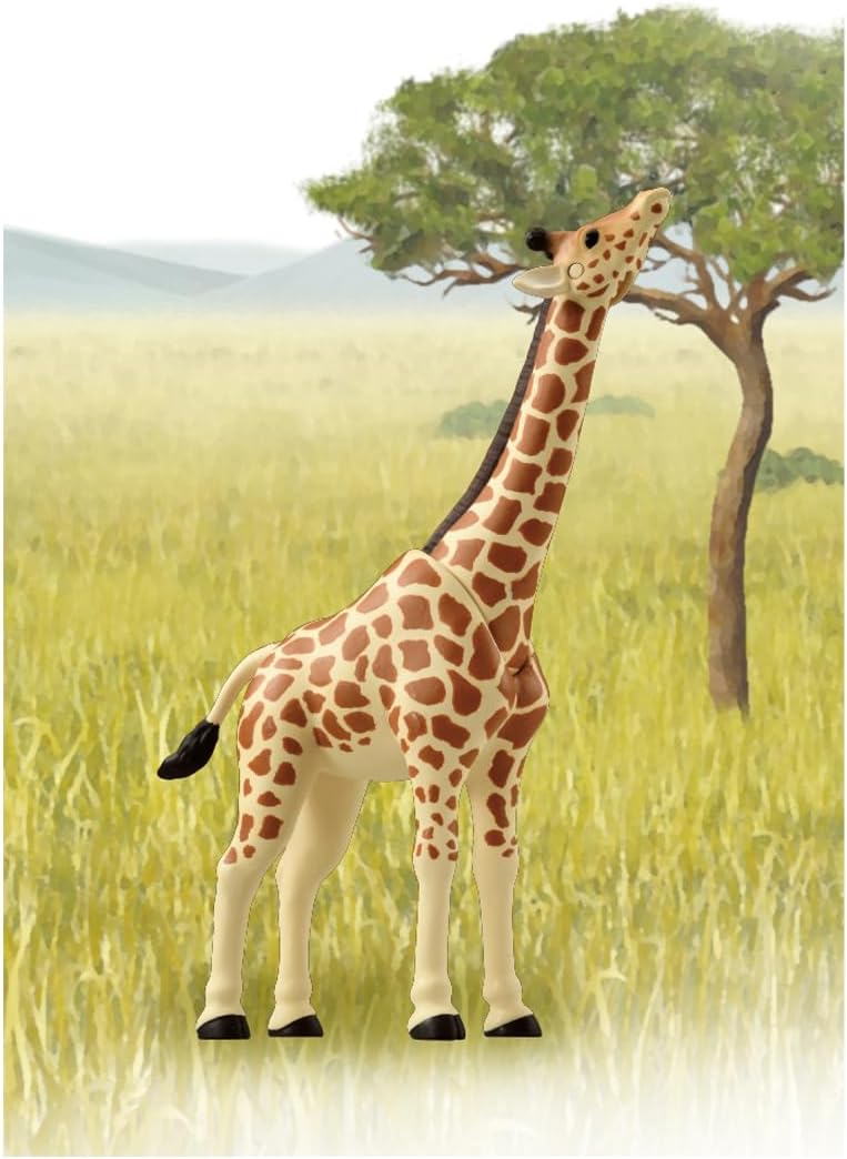 Takara Tomy Ania AL-30 Giraffe (Reticulated Giraffe) Animal Figure