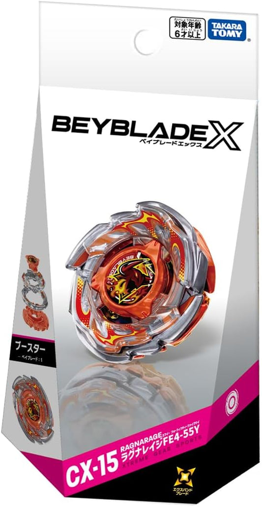 Takara Tomy Beyblade CX-15 Booster Raguna Rage FE4-55Y