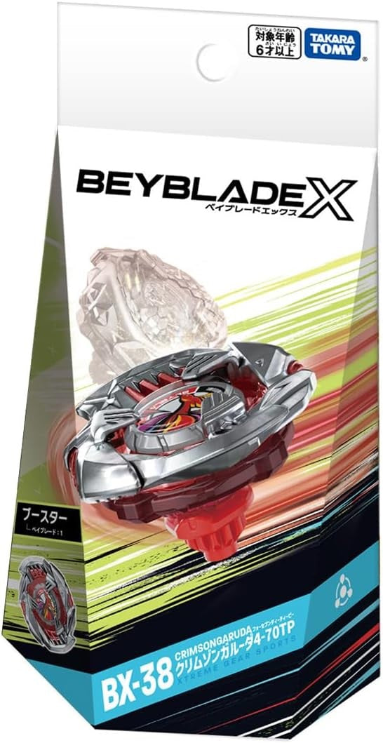 Takara Tomy Beyblade X BX-38 Crimson Garuda 4-70TP