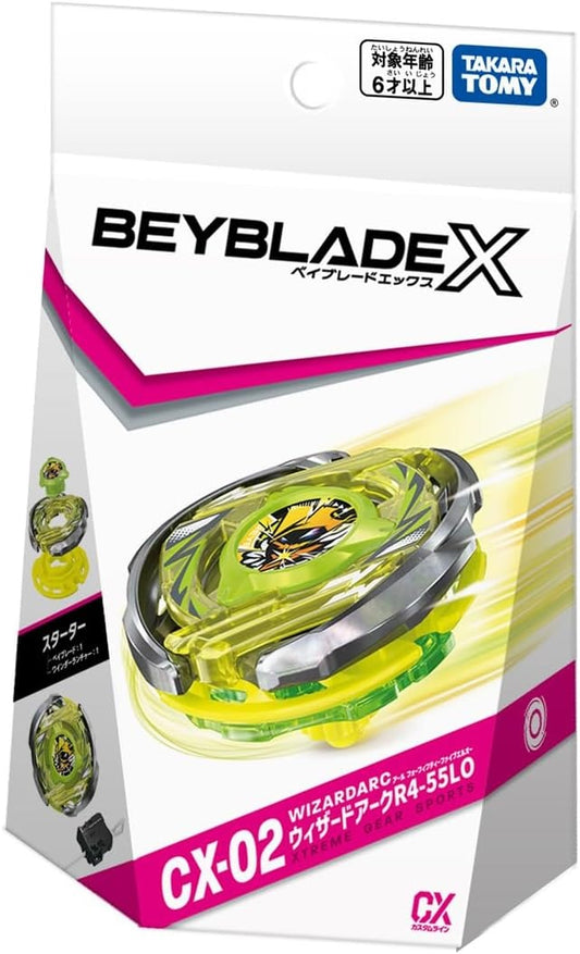 Takara Tomy Beyblade X CX-02 Starter Wizard Arc R4-55LO