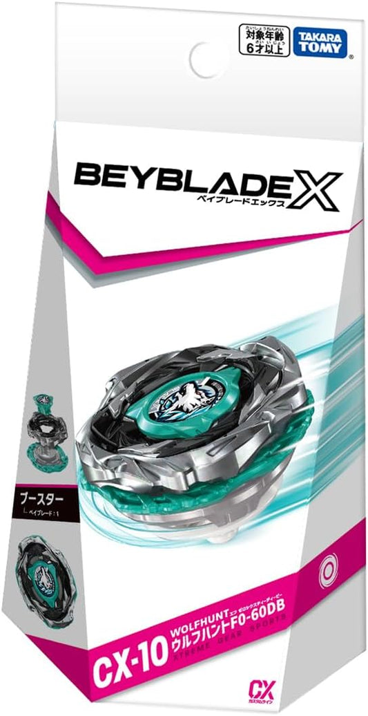 Takara Tomy Beyblade X CX-10 Booster Wolf Hunt F0-60DB