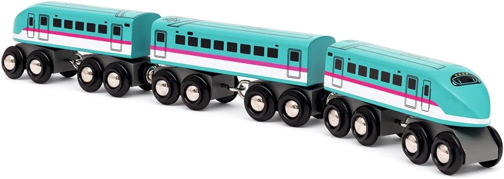 Brio World Railway Series Shinkansen E5 Series Hayabusa Wooden Vehicle