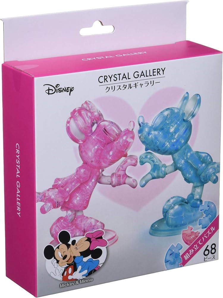 Hanayama Disney 3D Crystal Gallery Mickey & Minnie (68 Pieces)