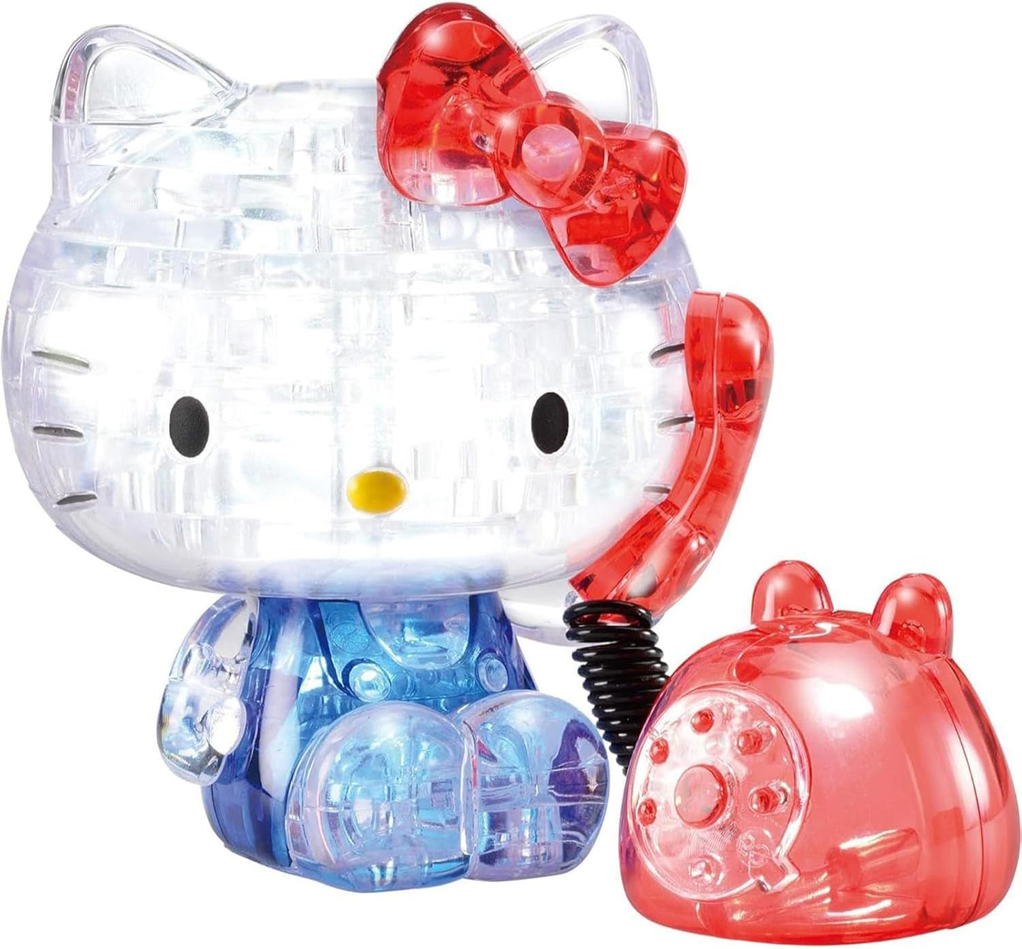 Hanayama Crystal Gallery Hello Kitty Telephone 3D Puzzle (39 Pieces)