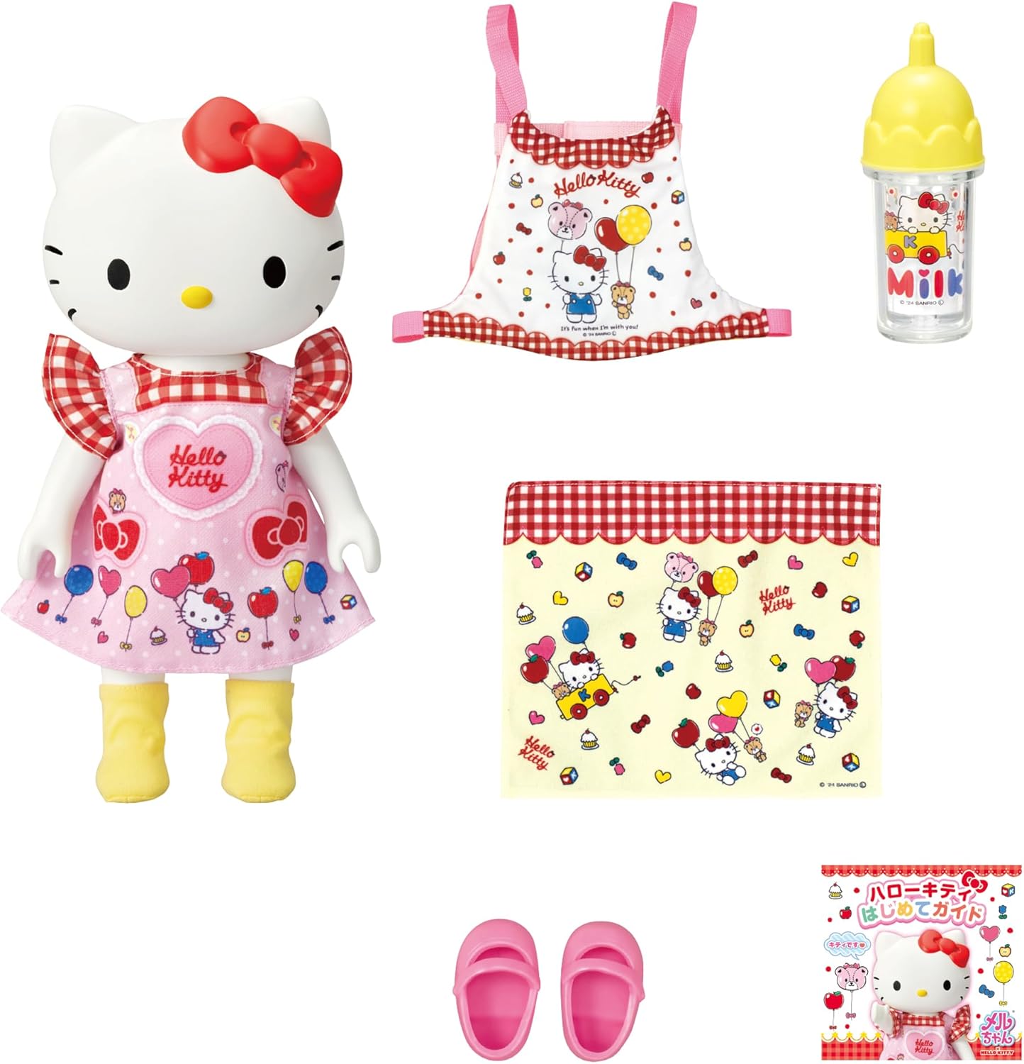 Hello Kitty Mel-Chan Doll Set I Love Taking Care Of You