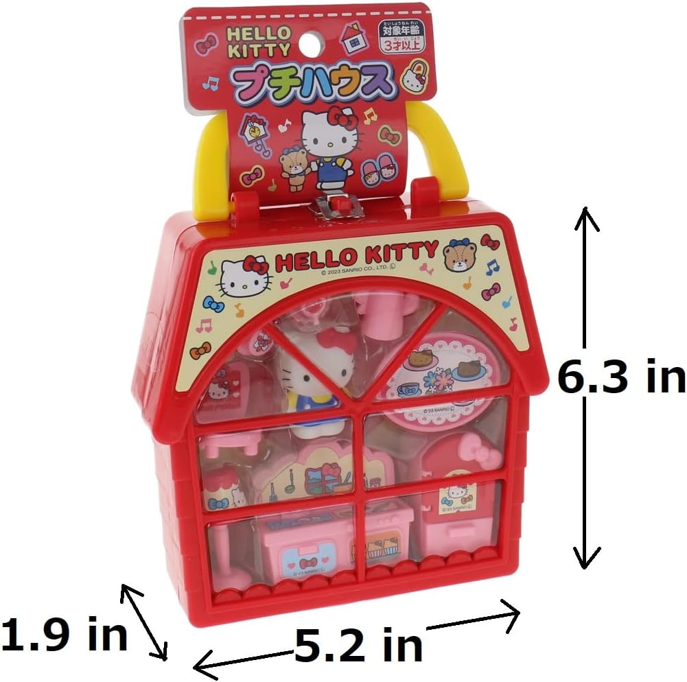 Hello Kitty Petit Mini Doll House Play Set Sanrio