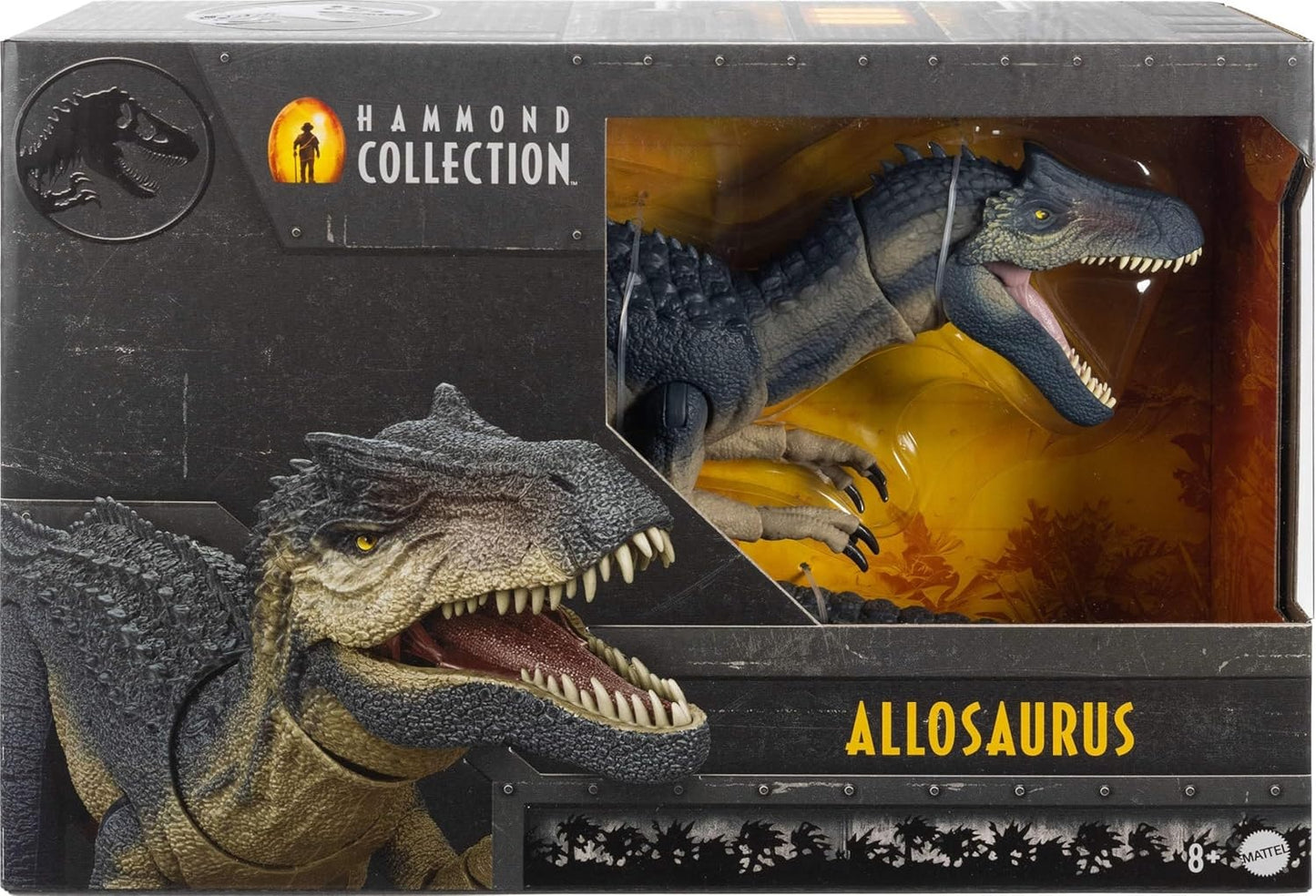 Mattel Jurassic World Hammond Collection Allosaurus Dinosaur Figure