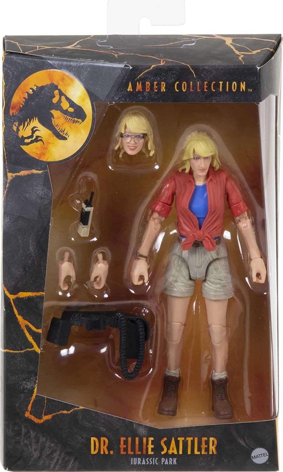 Jurassic World Amber Collection Dr Ellie Sattler Action Figure