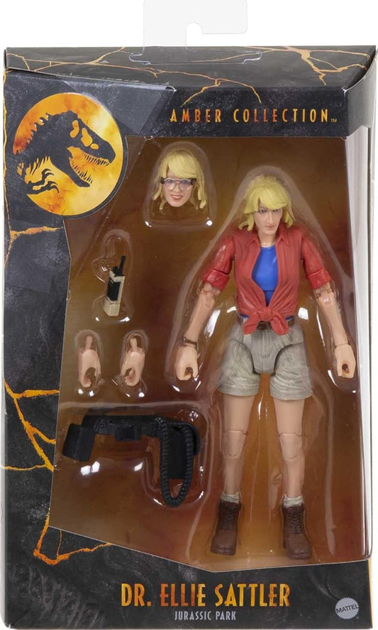 Jurassic World Amber Collection Dr Ellie Sattler Action Figure