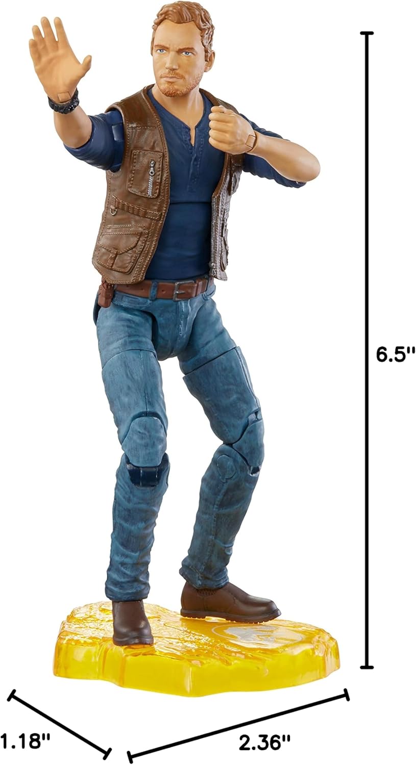 Jurassic World Park Amber Collection Owen Grady 6 Inch Figure