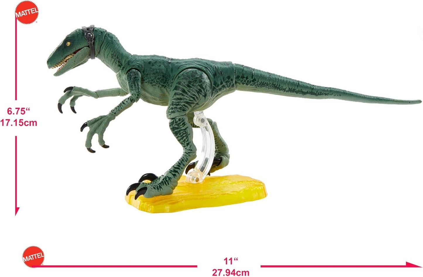 Jurassic World Amber Collection Velociraptor Delta 6 inch Dinosaur