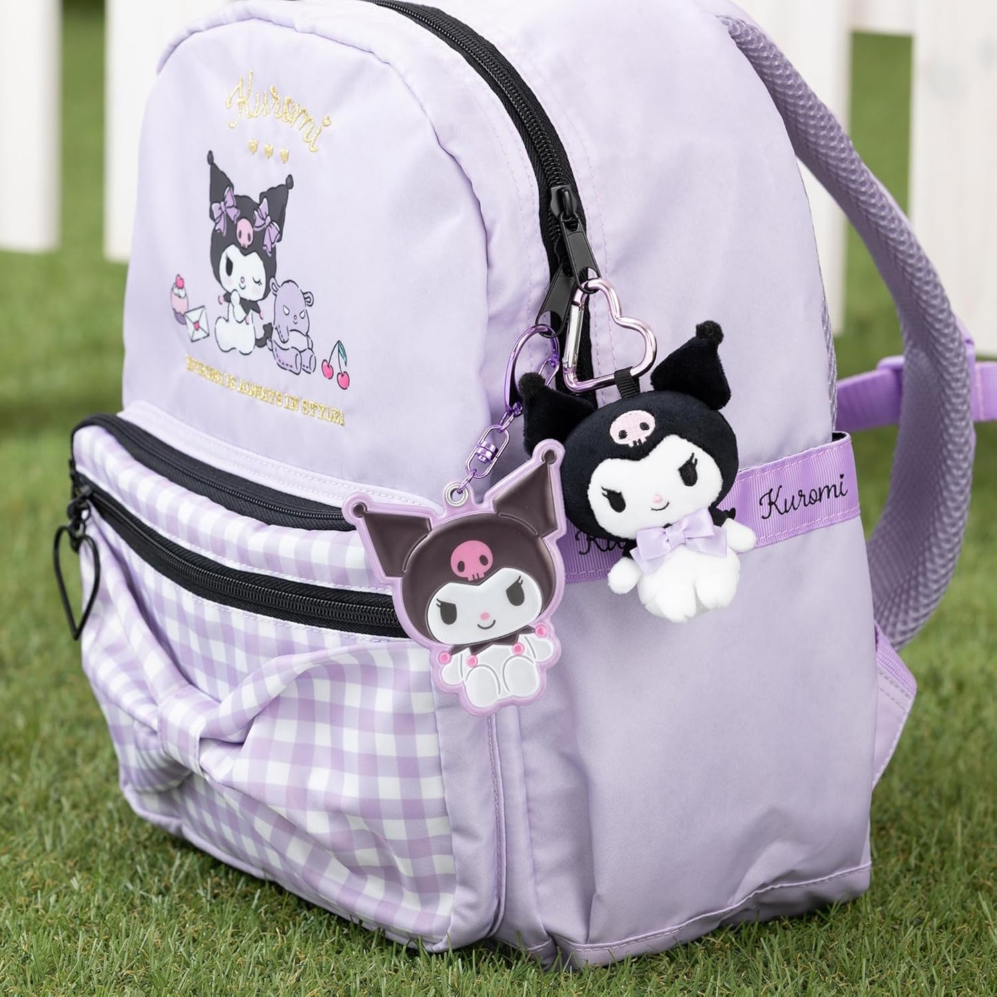 Sanrio Kuromi Mini Mascot Holder Keychain