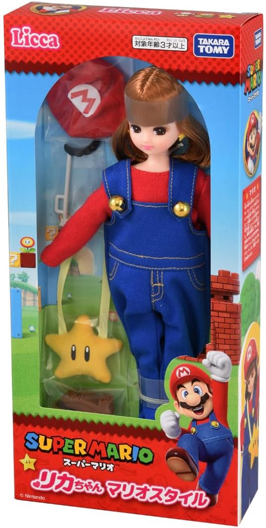 Takara Tomy Licca Chan Super Mario Doll