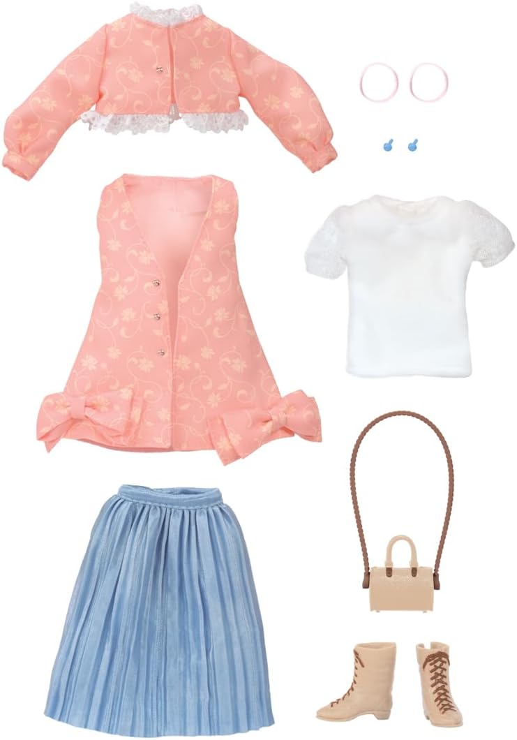 Takara Tomy Licca-chan Dress LW-17 Basic Feminine Outfit Only